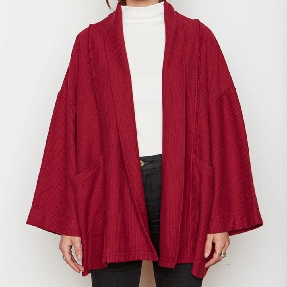 Back Beat Rags Abbot Corduroy Knit Robe - Picture 2 of 6